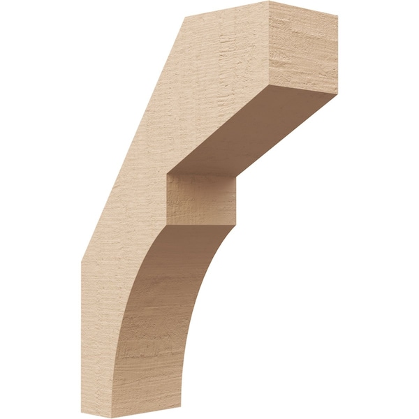 Ekena Millwork 3-inch W x 8-inch D x 12-inch H Monterey Rough Cedar Woodgrain TimberThane Knee Brace, Primed BRCUR03X08X12MONRCPR - main